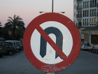 CAMBIO SENTIDO PROHIBIDO  CIRCULACION URBANA EMPRESA